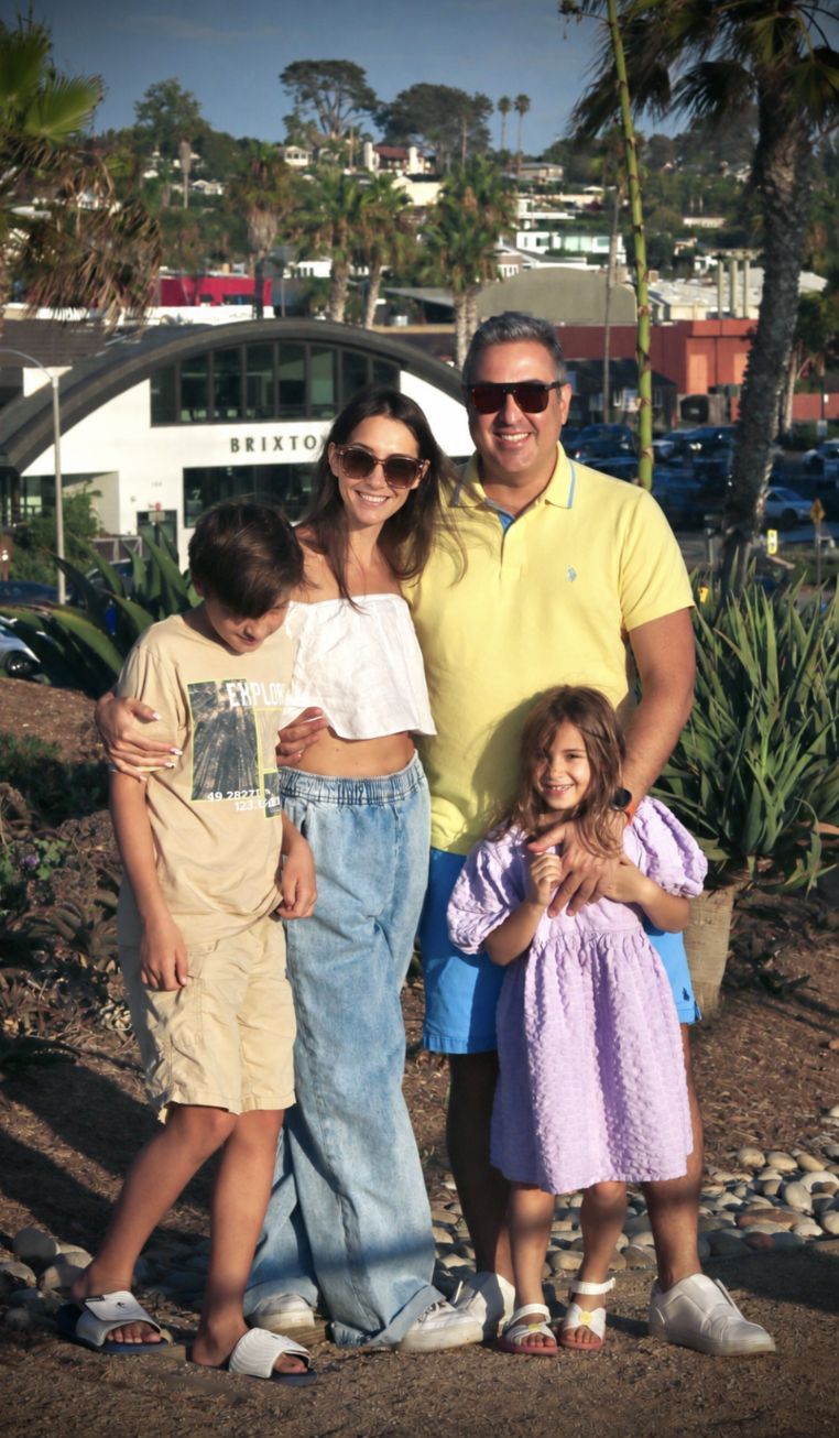 Soheil spending time with his family